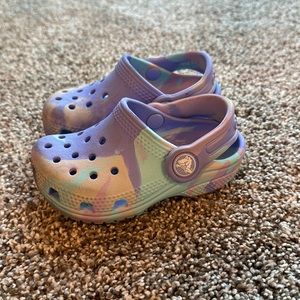 Kids Crocs - Blue & purple